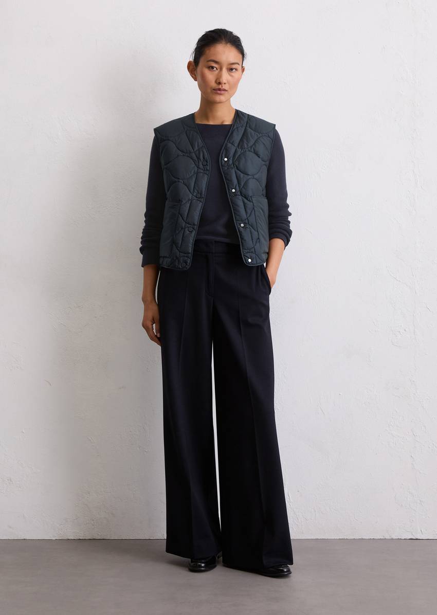 MOP x Function quilted vest made from recycled polyester