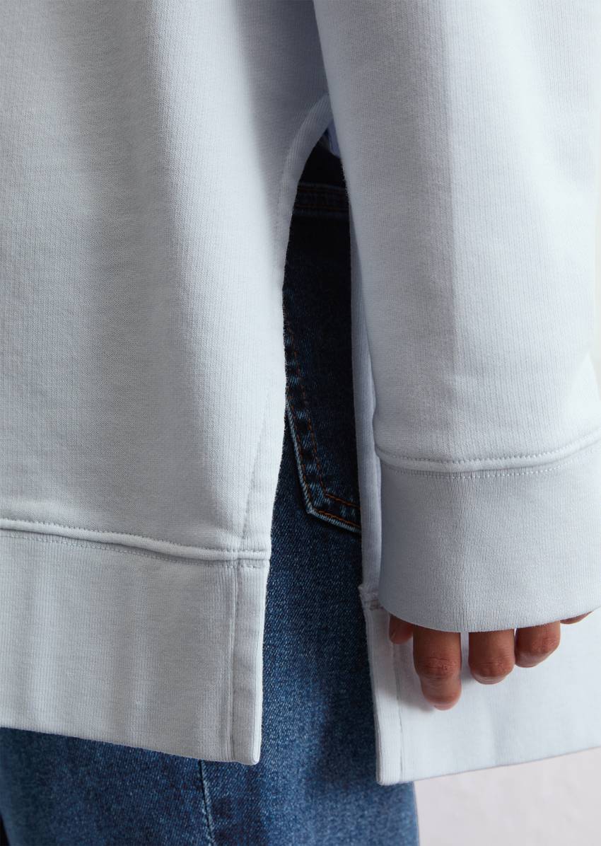 Logo sweatshirt loose made from organic cotton