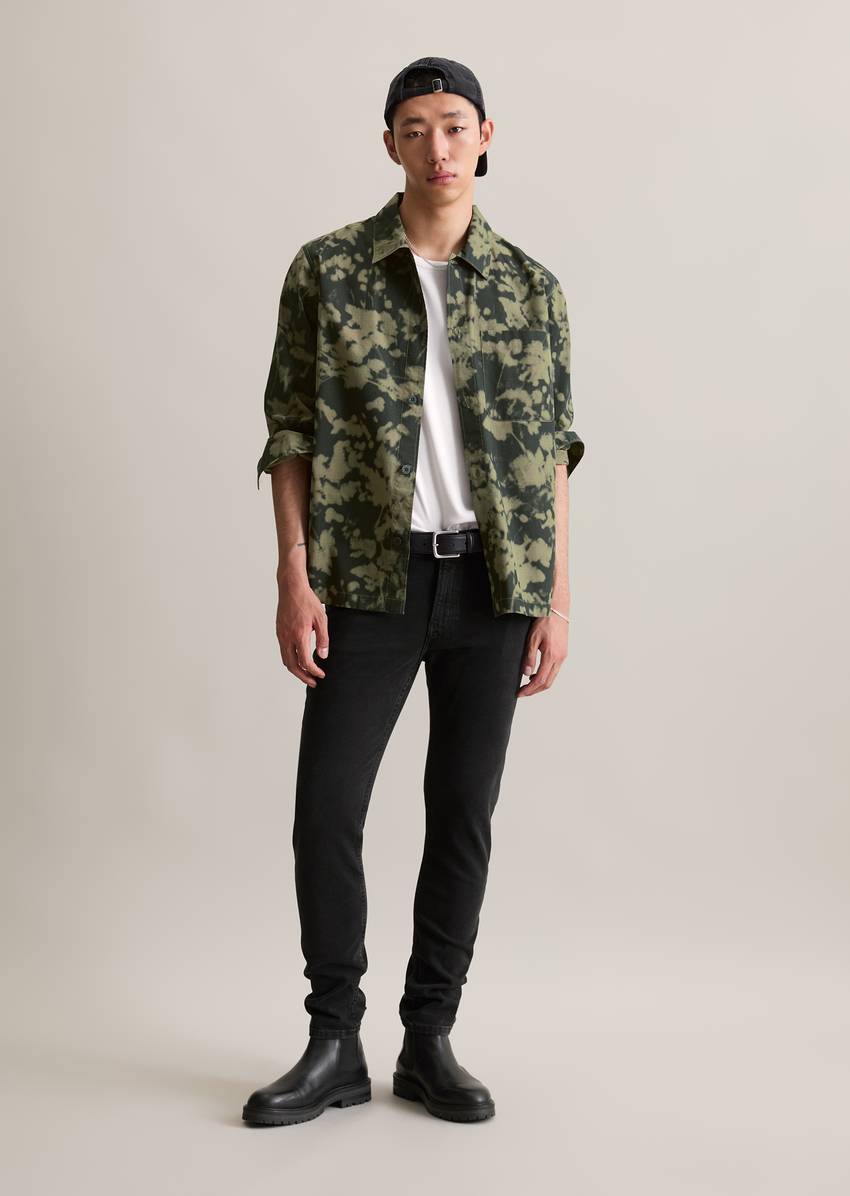 Overshirt made from a robust organic cotton blend