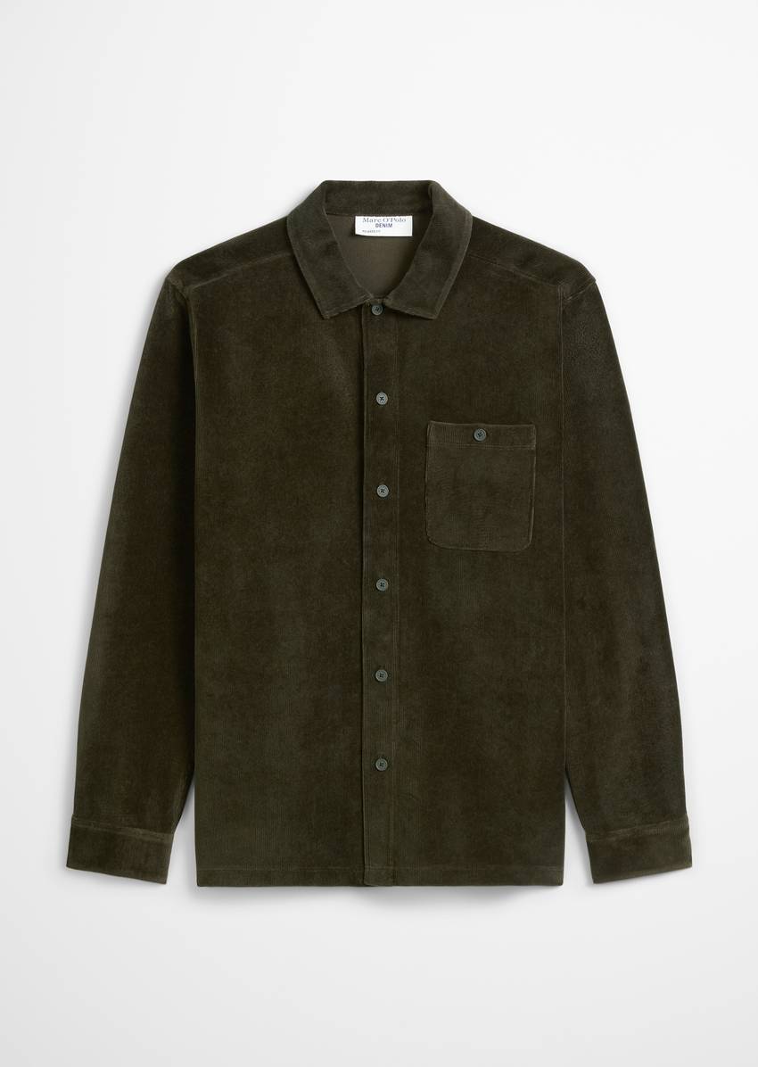 DfC jersey shirt relaxed made from soft terrycloth corduroy