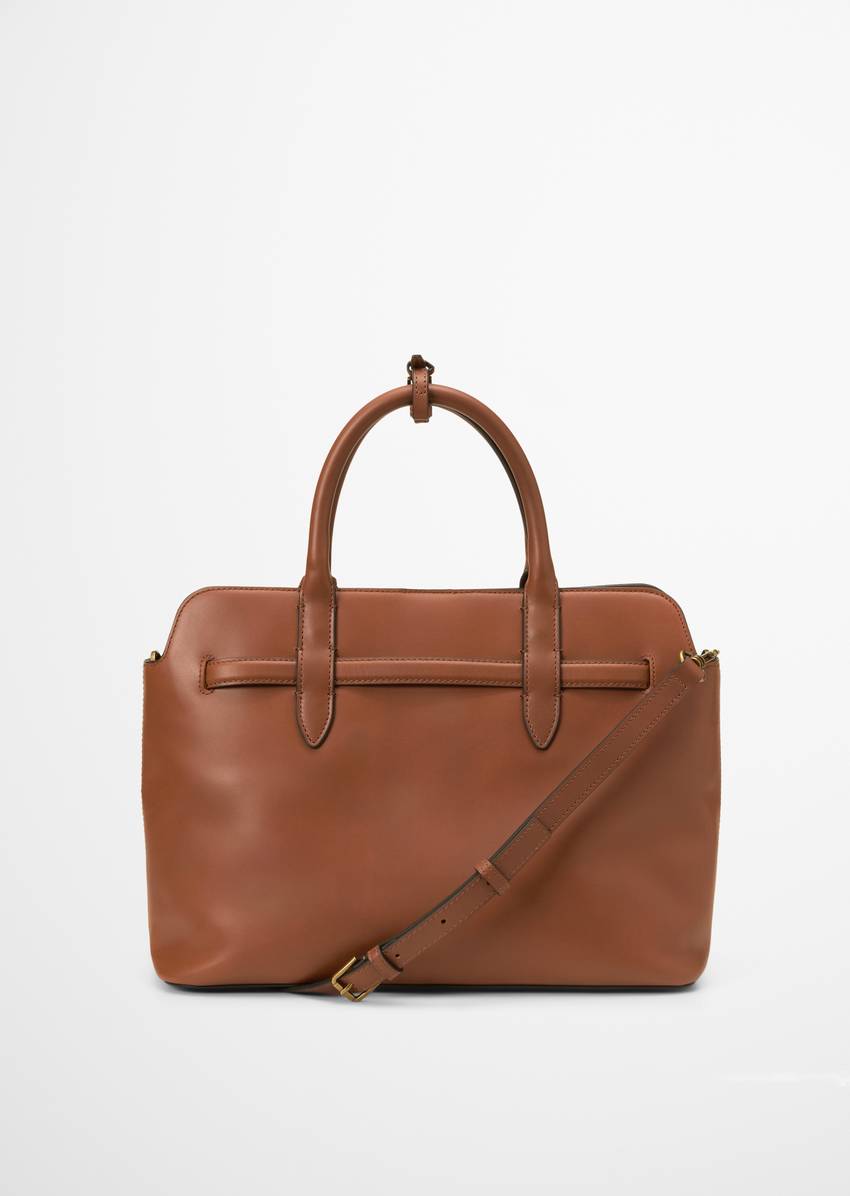 Shopper medium made from fine cowhide