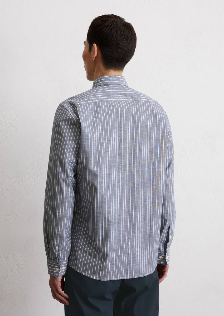 Shirt shaped made from striped organic cotton