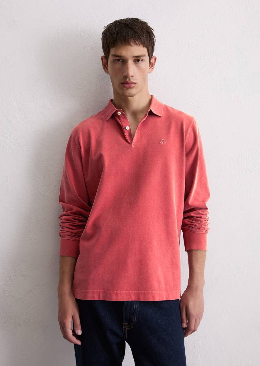 Polo shirt jersey regular made from pure organic cotton