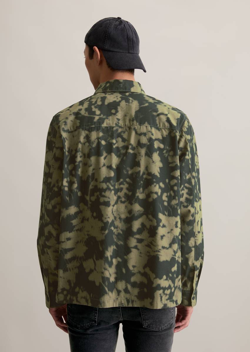 Overshirt made from a robust organic cotton blend