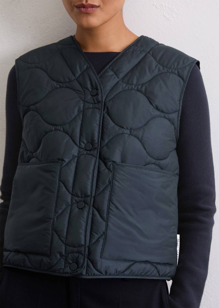 MOP x Function quilted vest made from recycled polyester