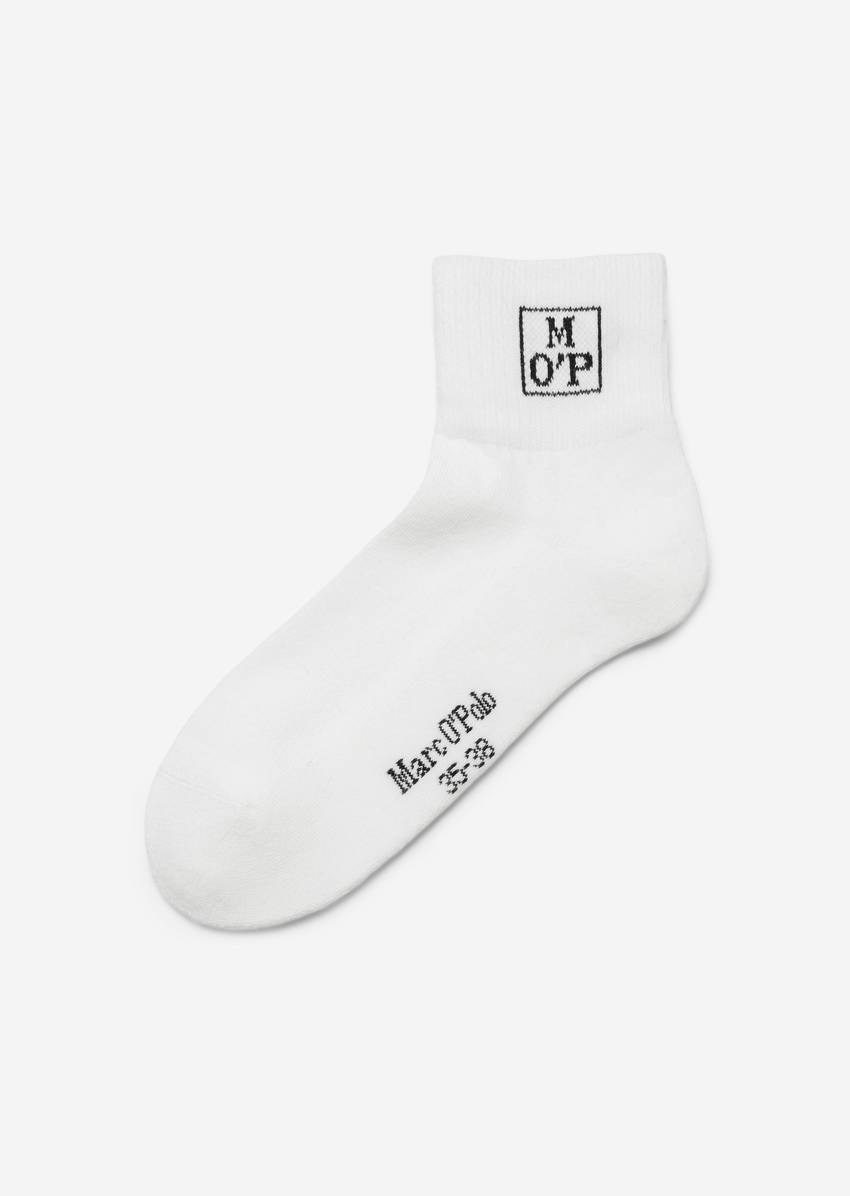 Sporty quarter socks in a pack of two