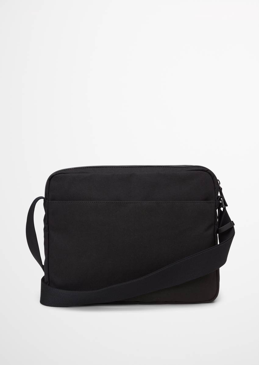 Crossbody bag large made from recycled polyester