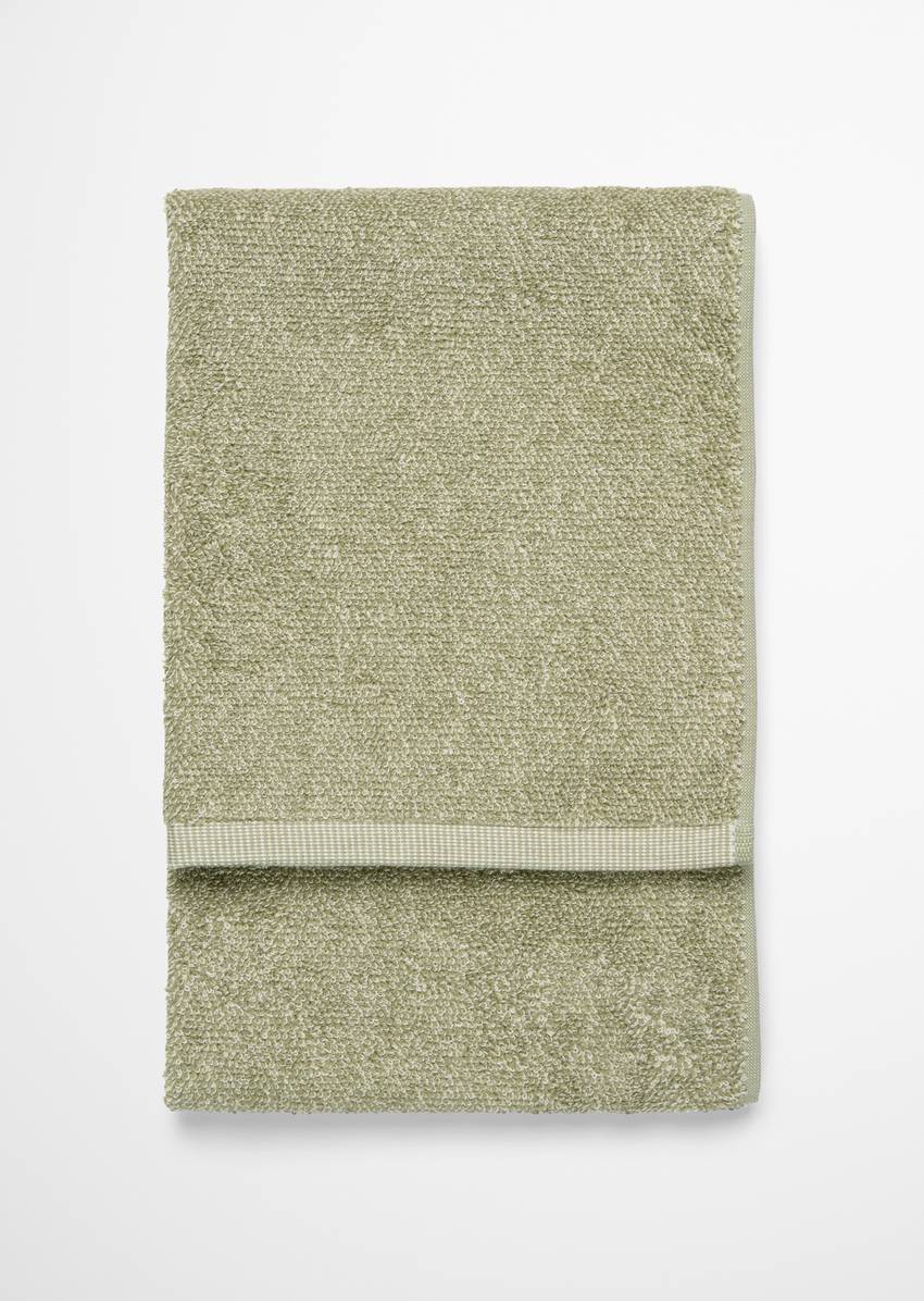 Towel model Timeless melange made from organic cotton terry