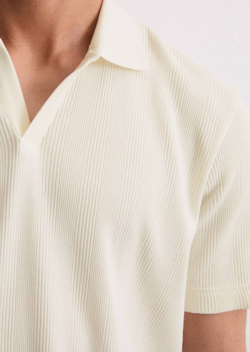 DfC polo shirt jersey regular with elastic ribbed structure