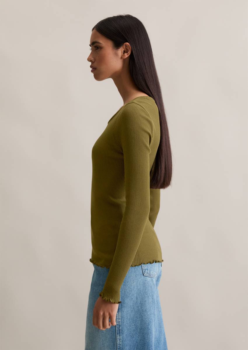 DfC longsleeve slim made from organic cotton stretch