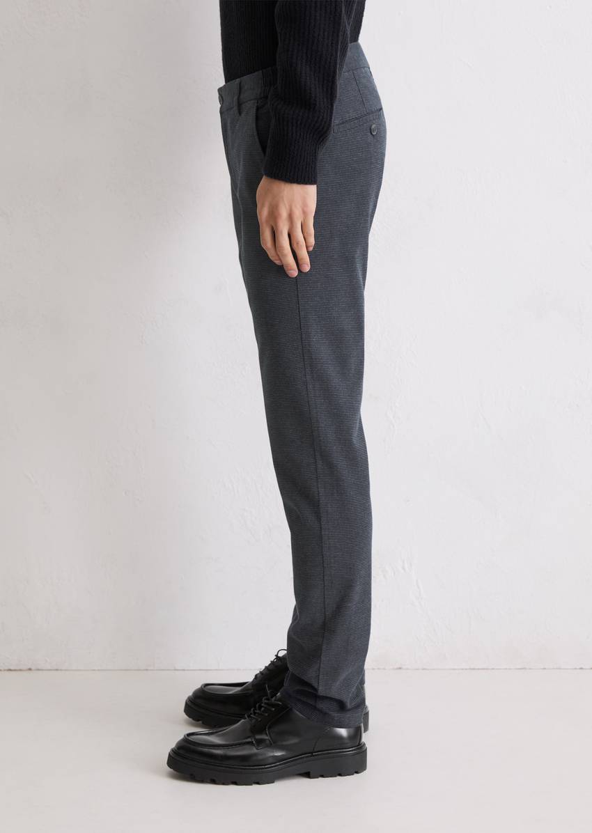 Chino model Stig shaped made from an organic cotton-lyocell mix