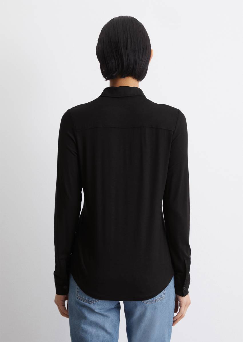 Regular jersey blouse from LENZING™ ECOVERO™