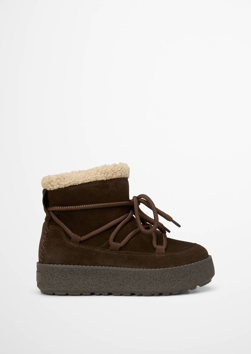 Winter boots model Pia with fluffy warm lining