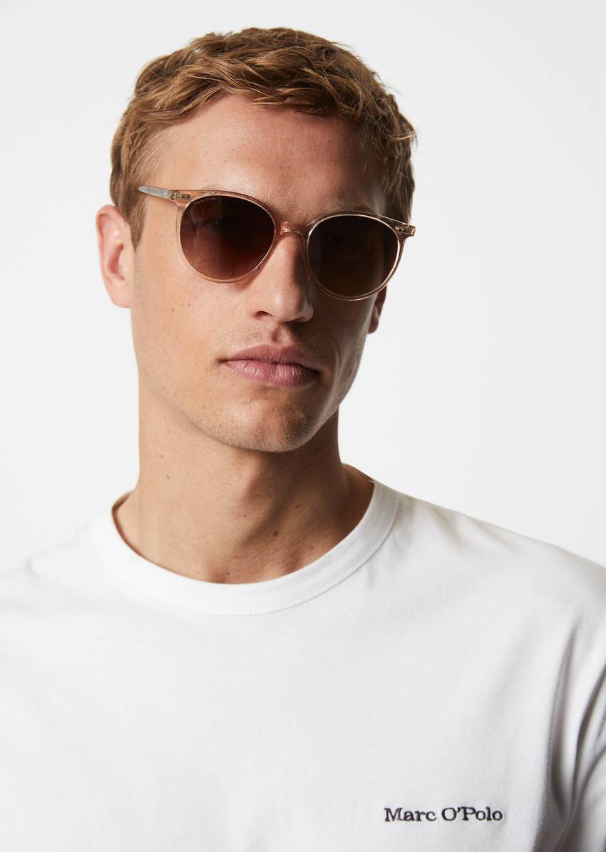 Unisex sunglasses with acetate frame