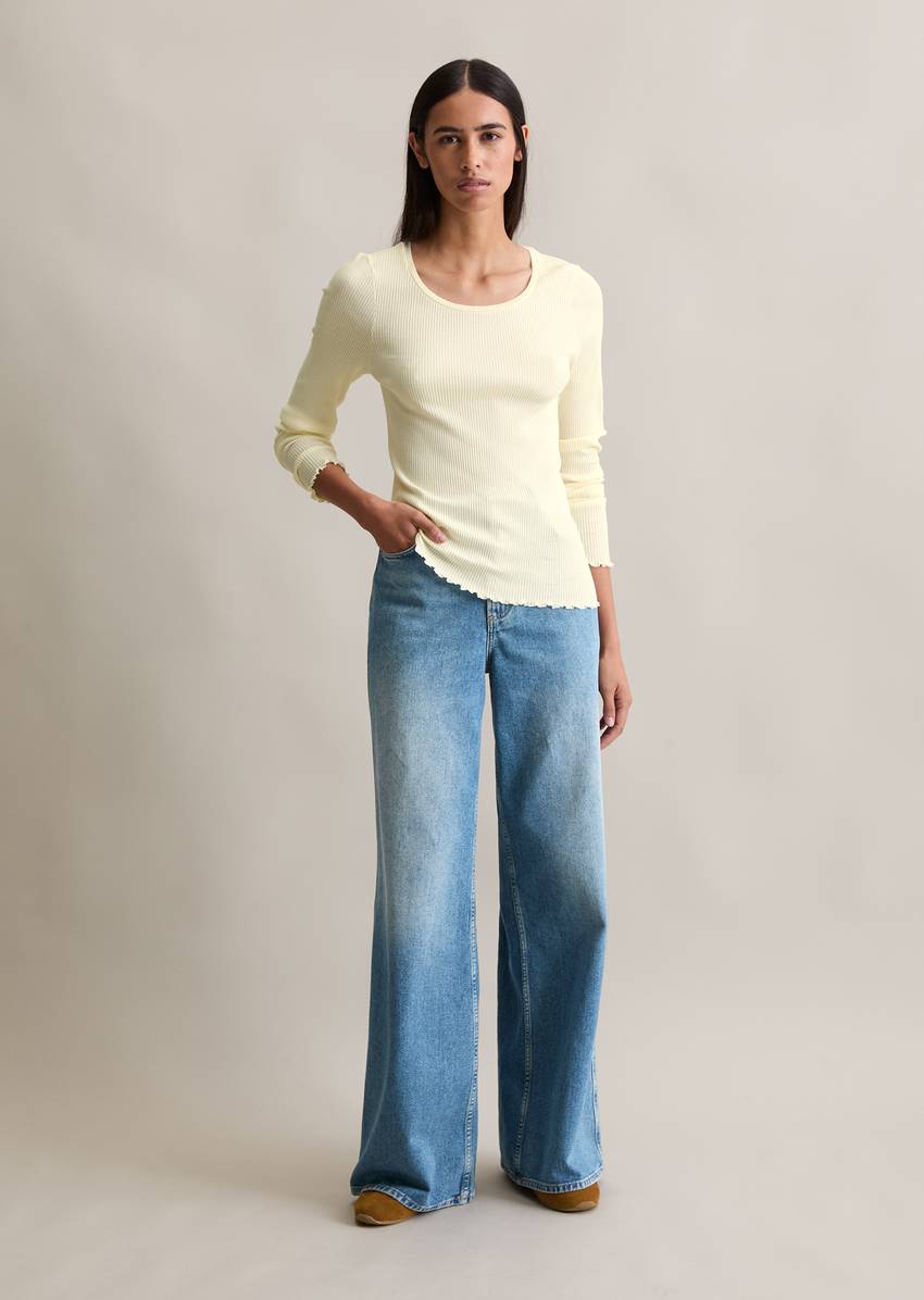 DfC longsleeve slim made from organic cotton stretch