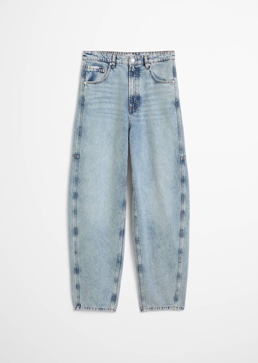 Jeans model Enni made from denim with European nettle fibers