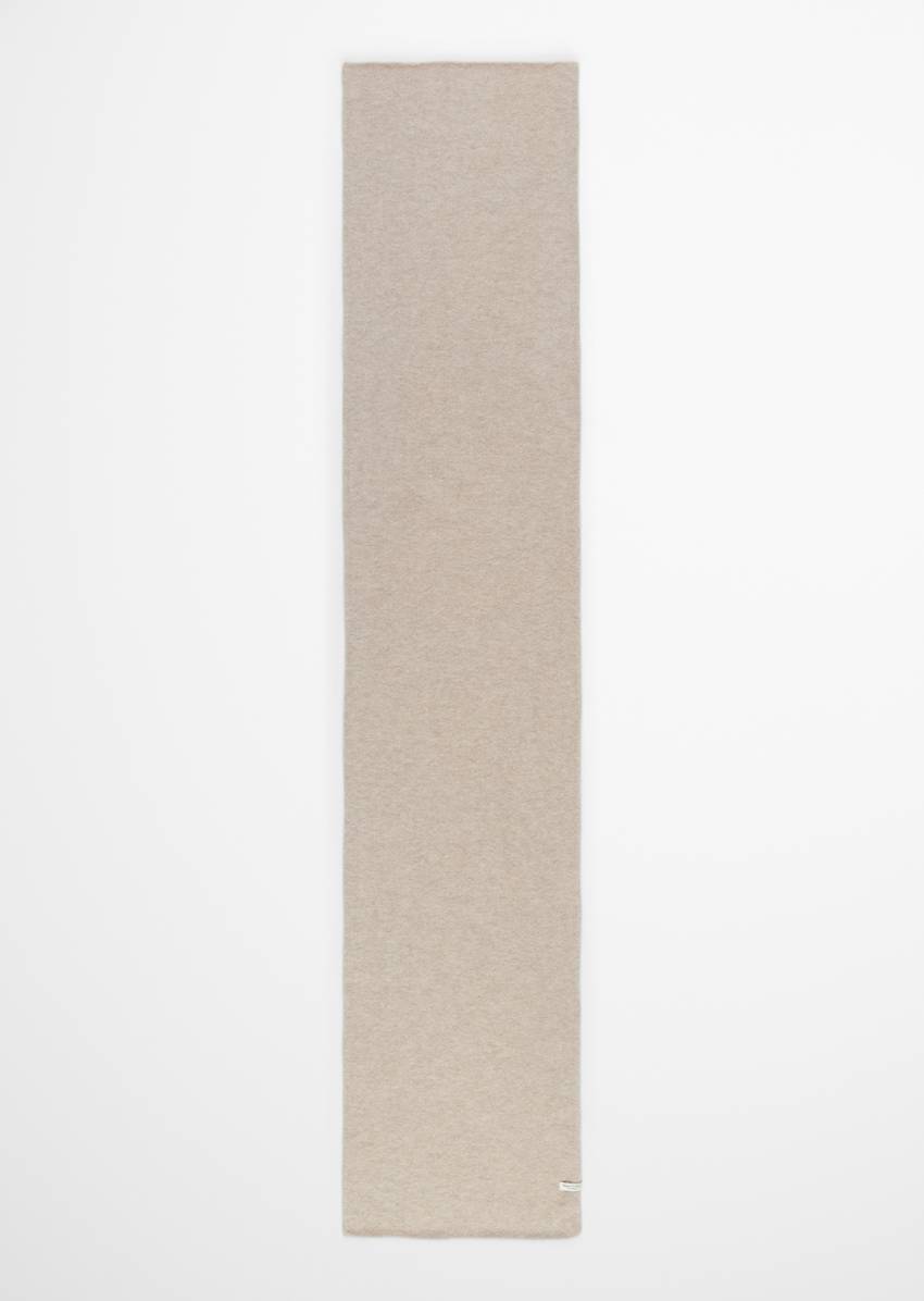 Scarf made from a soft alpaca wool mix