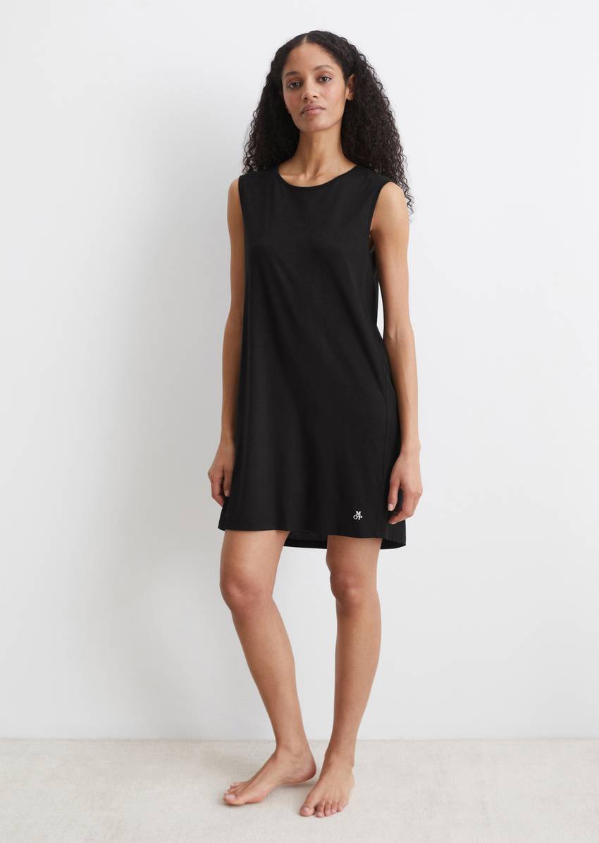 Lounge dress made from an organic cotton-modal blend