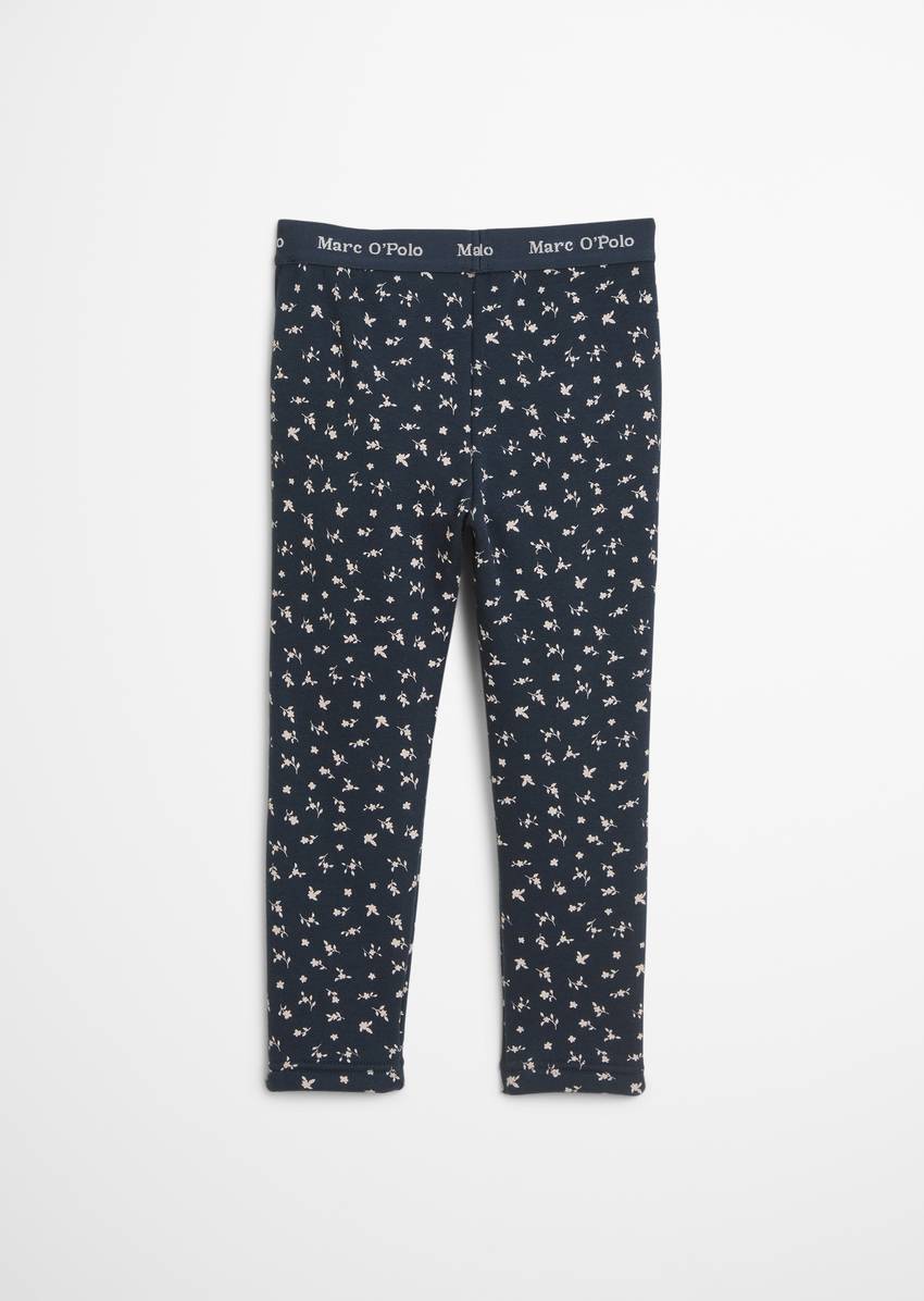 KIDS-GIRLS thermal leggings made from recycled polyester