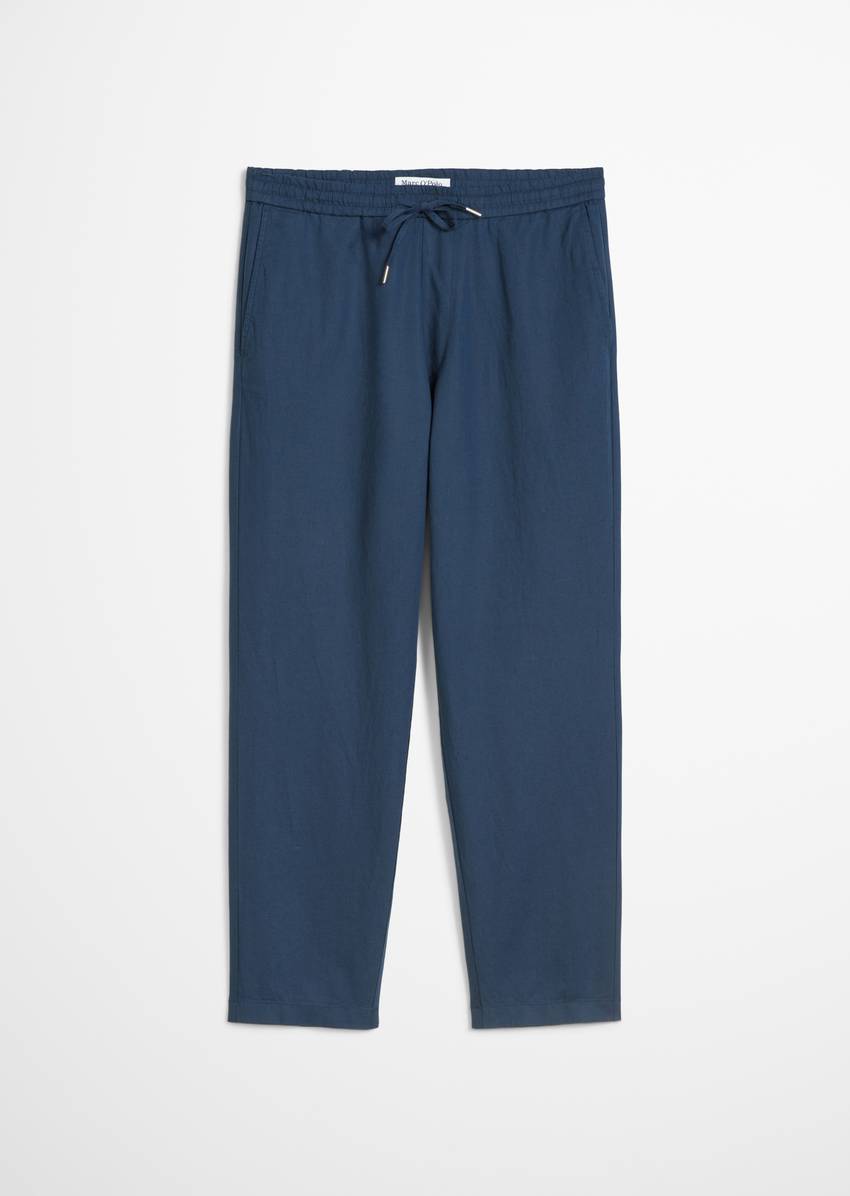 Linen jogger regular made from linen and organic cotton