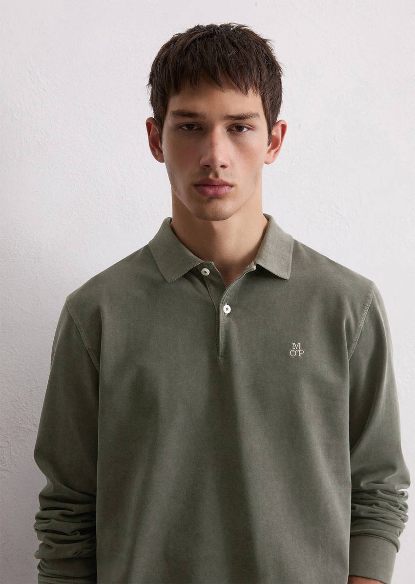 Polo shirt jersey regular made from pure organic cotton