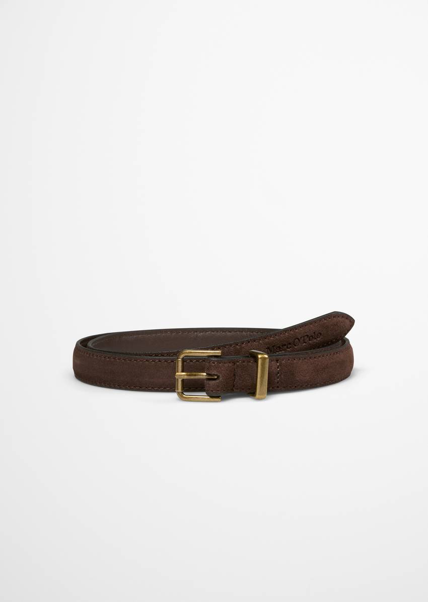 Belt with robust metal belt loop