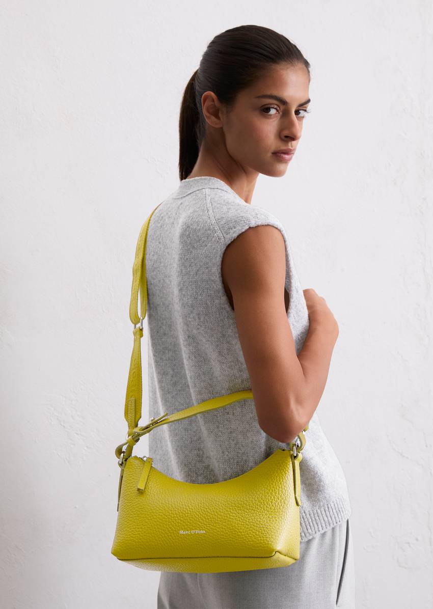 Shoulder bag medium made from finely grained cowhide