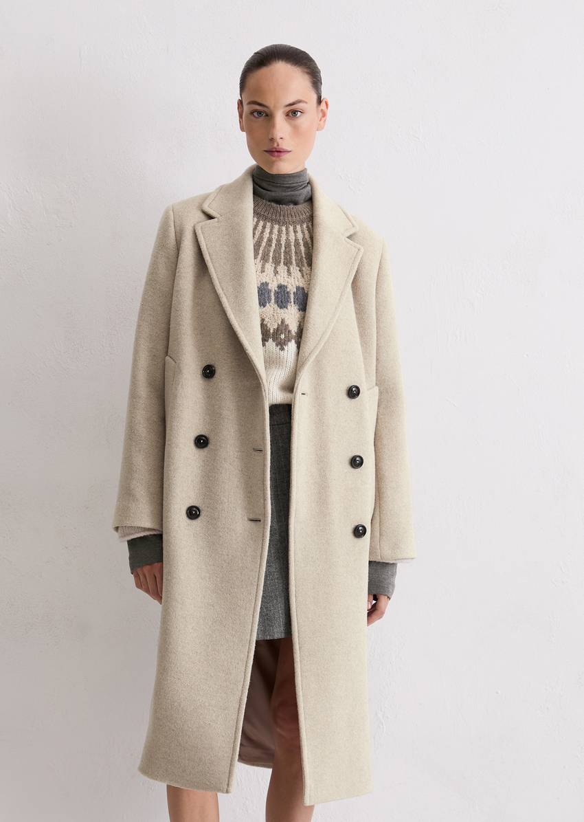 Blazer coat regular made from an Italian wool blend