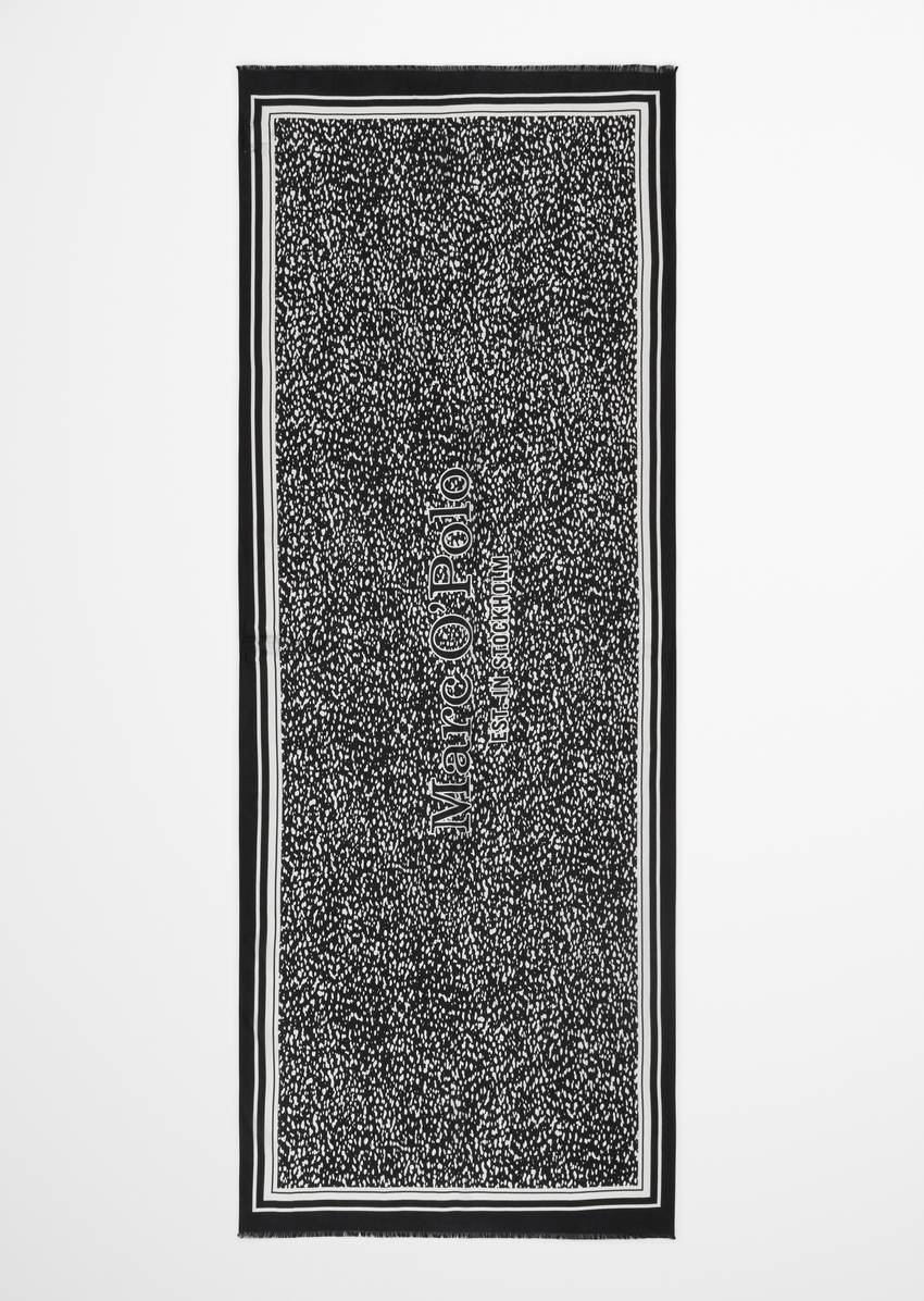 Scarf made from a modal-cupro mix