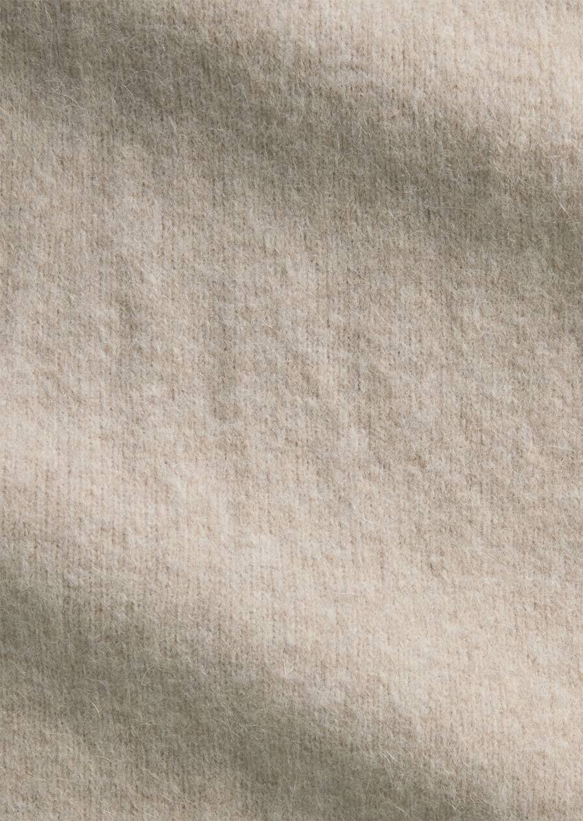 Scarf made from a soft alpaca wool mix