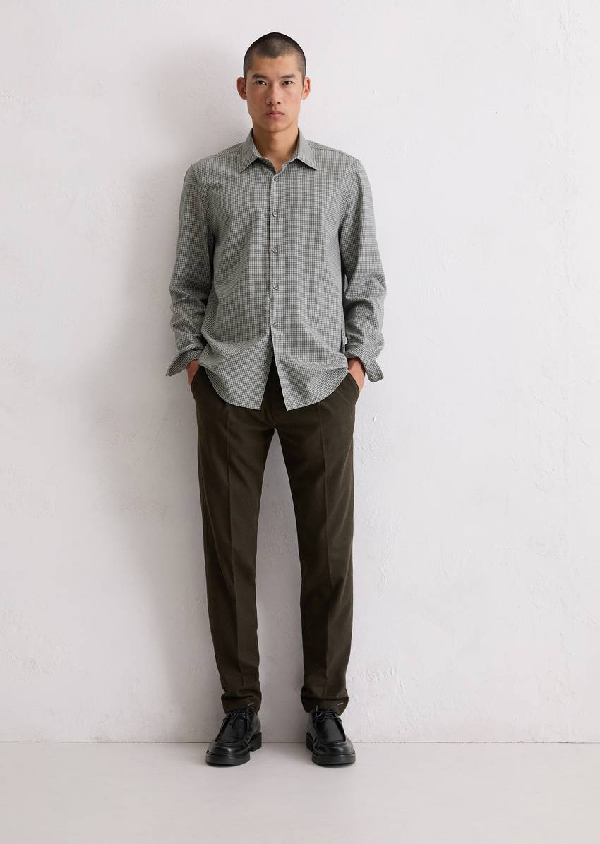 Shirt shaped Made from lightweight organic cotton flannel
