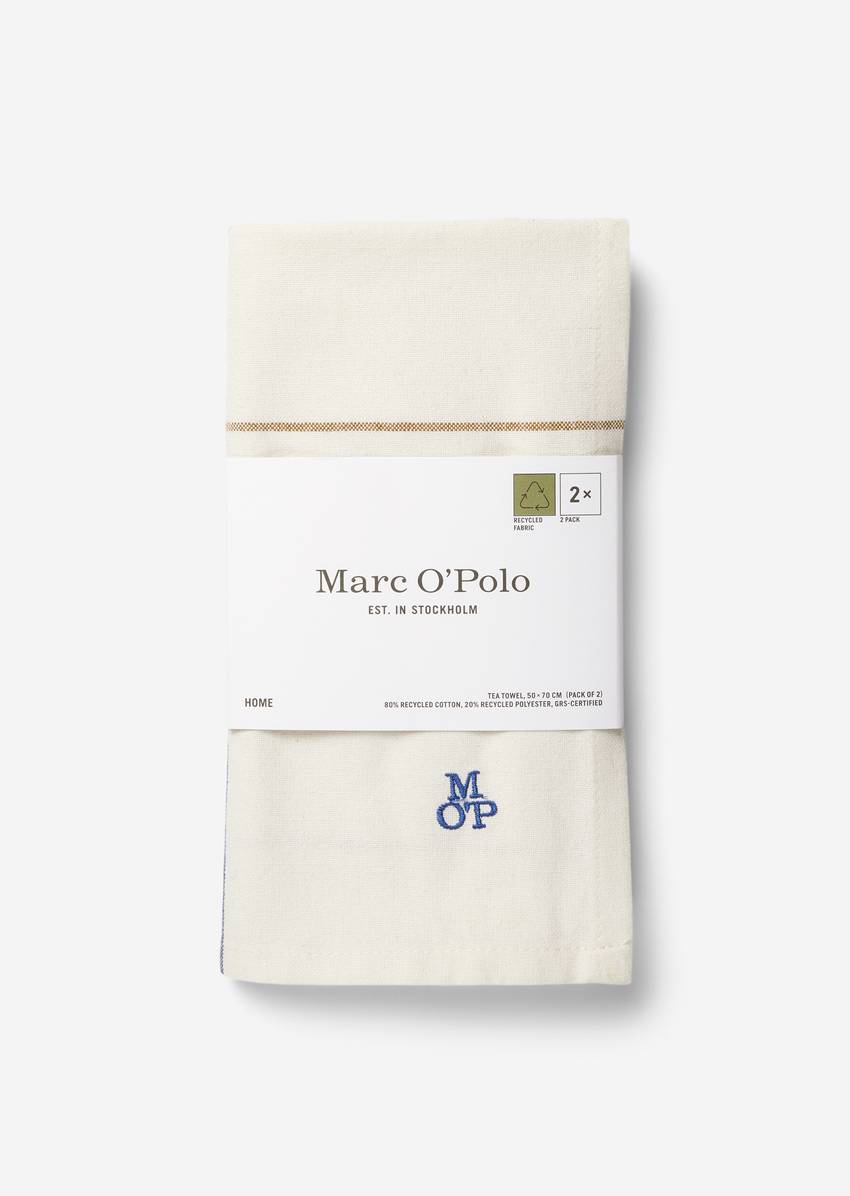 Checkered tea towel In pack of 2