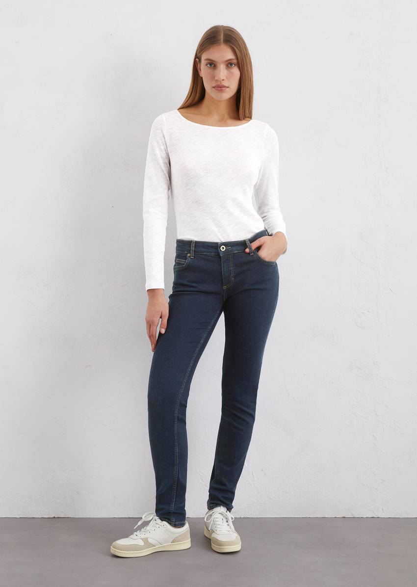 Jeans model Alby slim in stretchy blended organic cotton