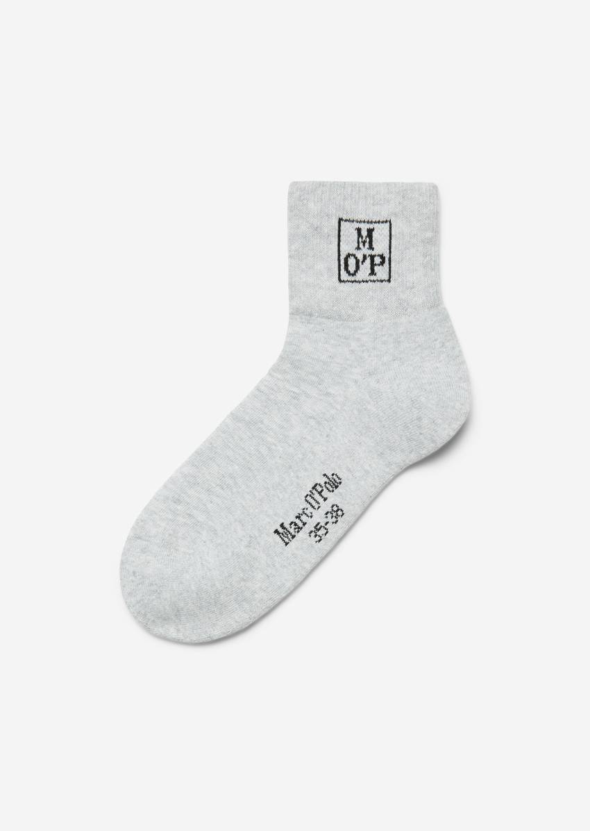 Sporty quarter socks in a pack of two