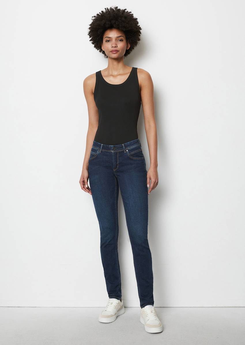 Jeans model Alva slim Made from blended organic cotton