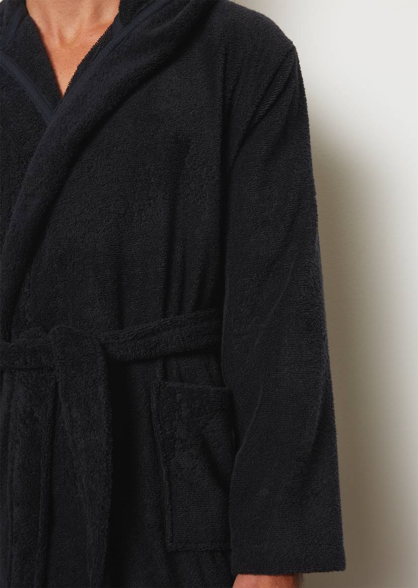 Men's bathrobe model Timeless With hood