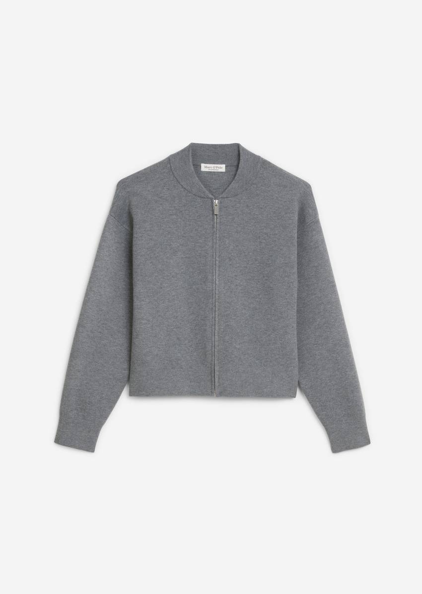 TEENS-GIRLS cardigan with compact knitted structure