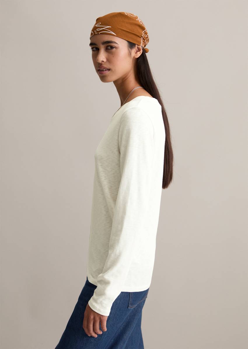 DfC Longsleeve regular made from heavy slub jersey