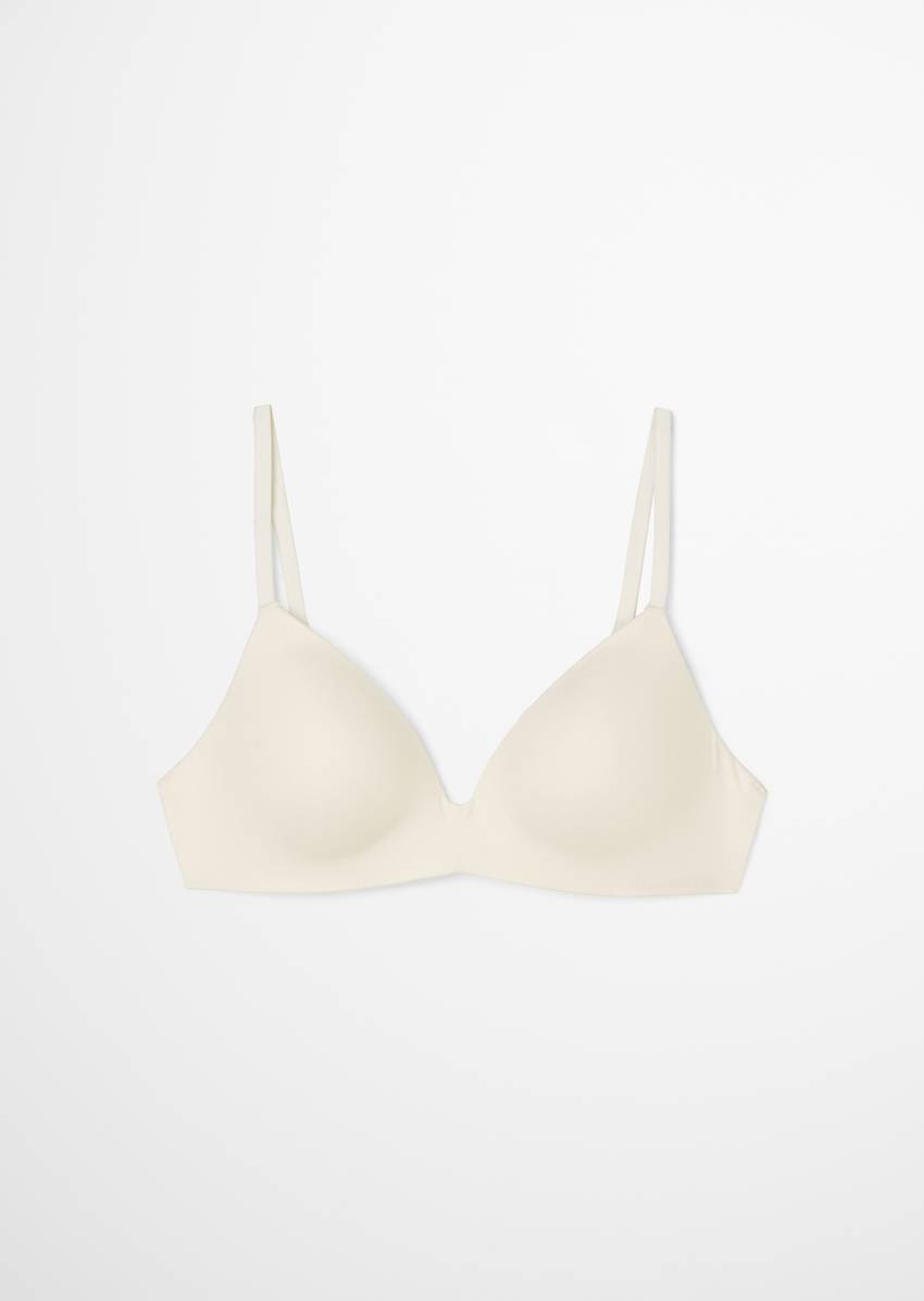 Underwired bra with padded cups
