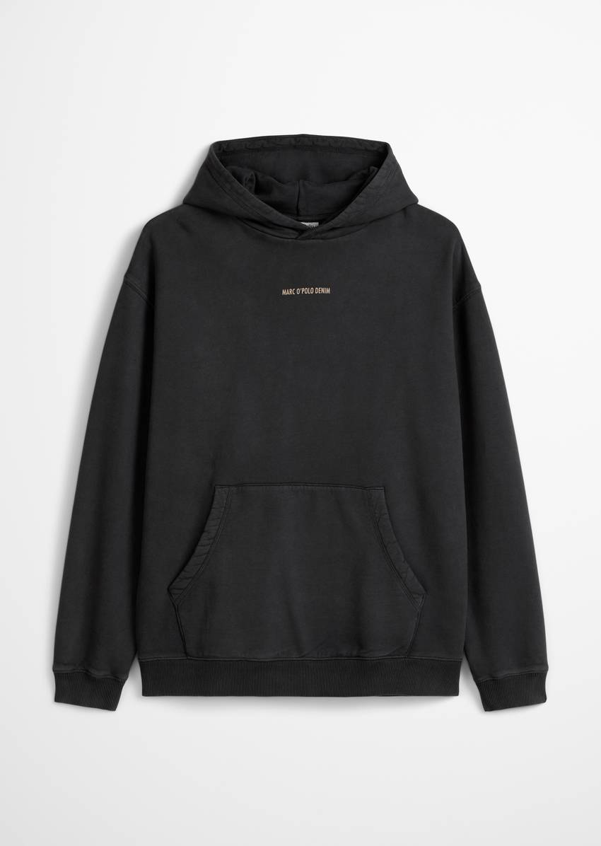 Hoodie relaxed made from soft touch organic cotton sweat