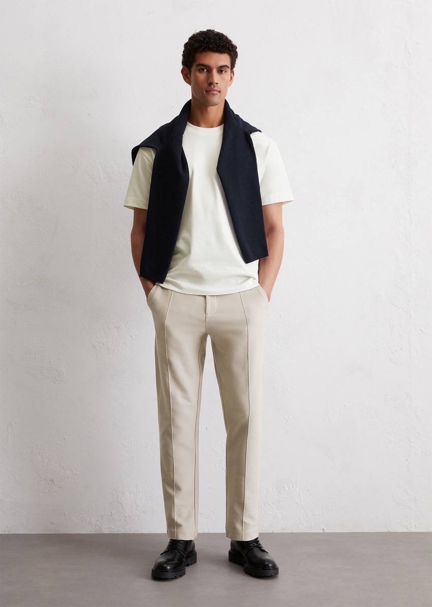 Jersey pants regular made from pure organic cotton