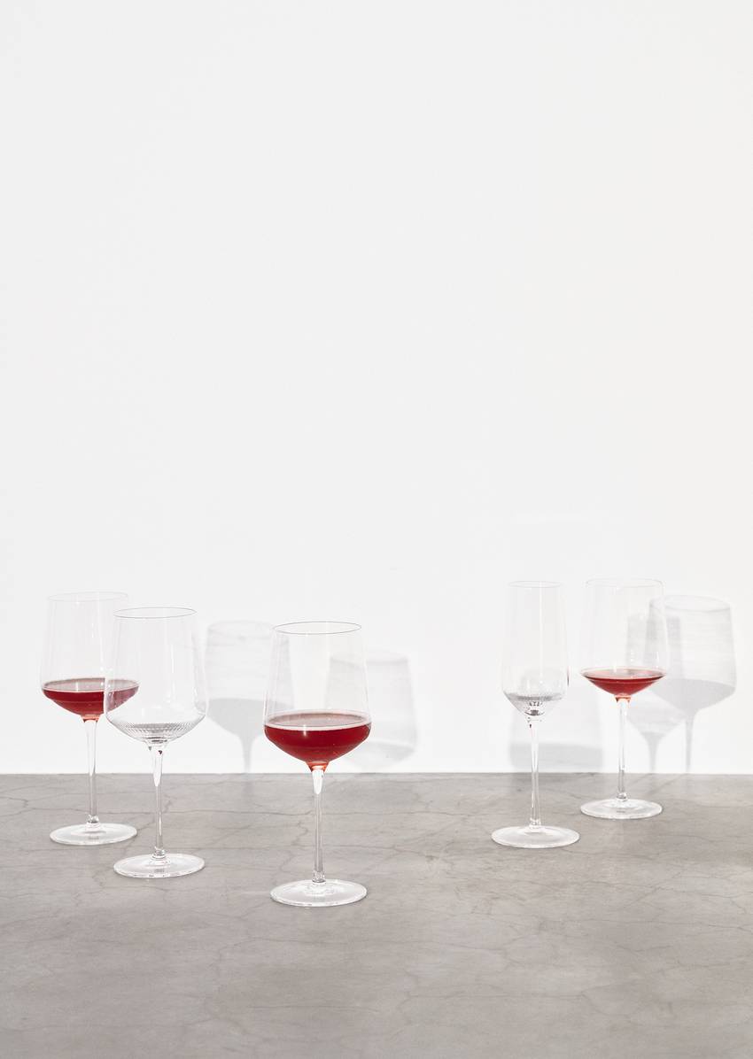 Champagne glass Model Moments in set of 4