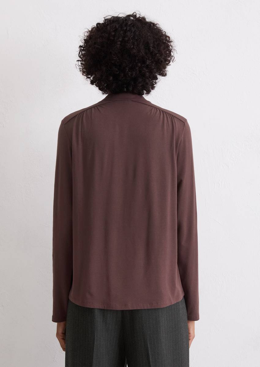 Relaxed jersey blouse with TENCEL™ Modal