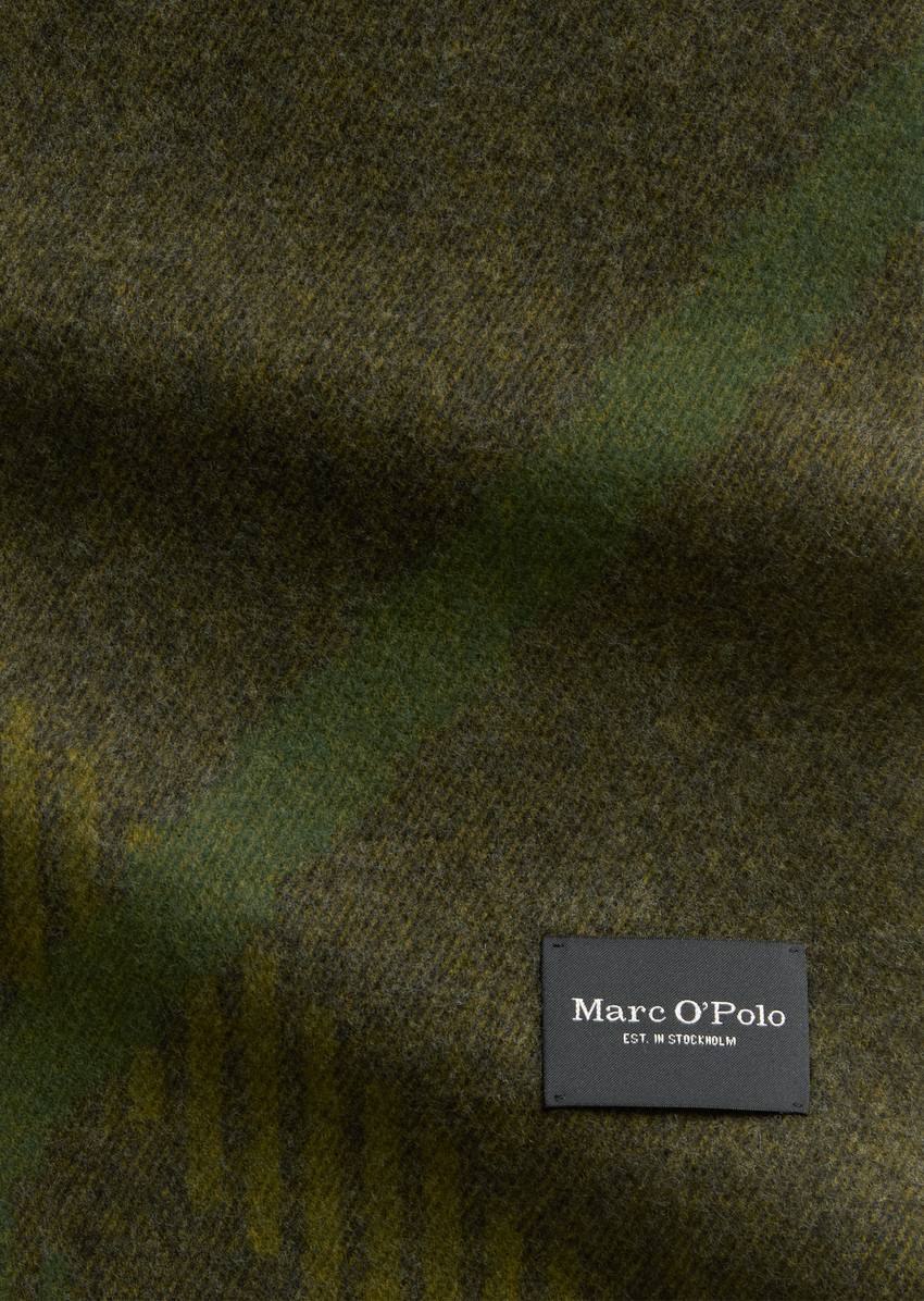 Scarf made from soft new wool