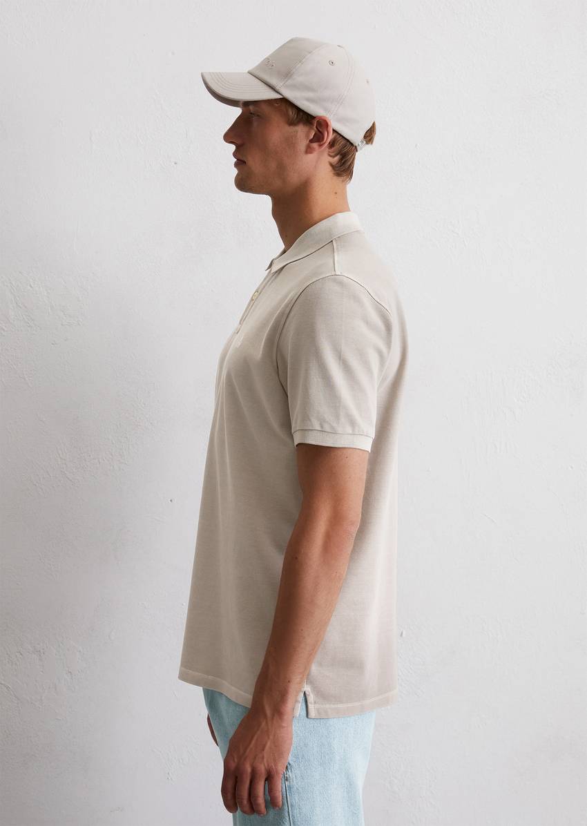 Piqué regular polo shirt made from organic cotton