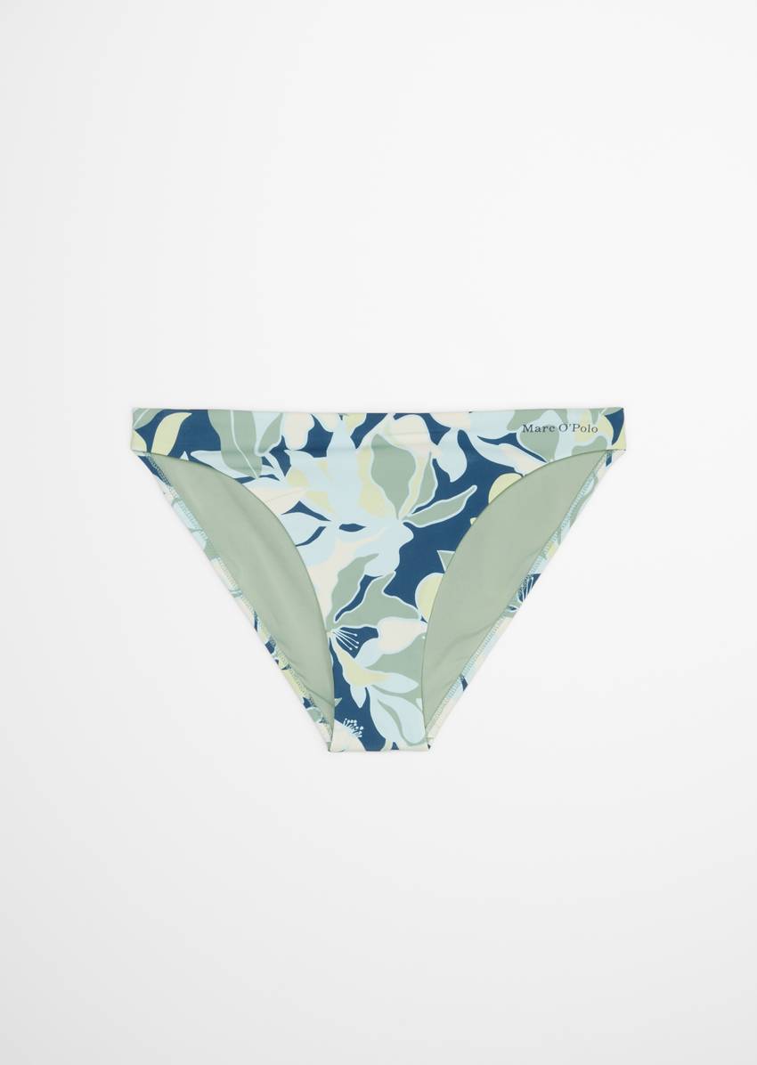 Bikini briefs made from recycled material