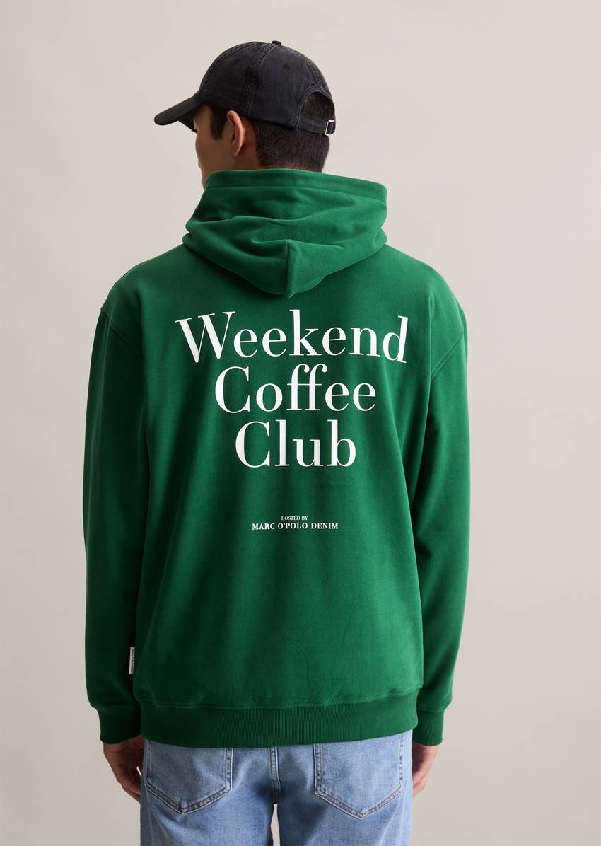 Hoodie relaxed with casual back print