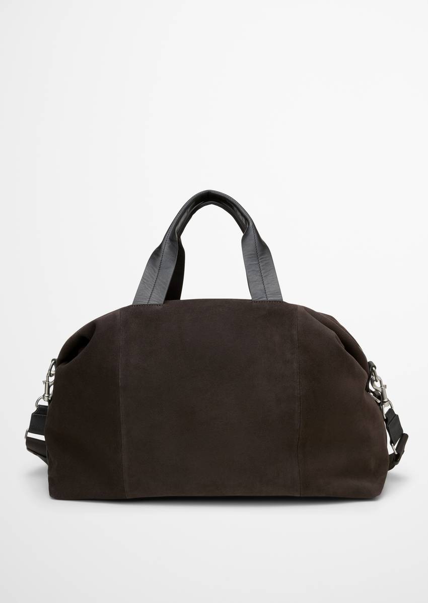 Weekender made from soft suede cowhide