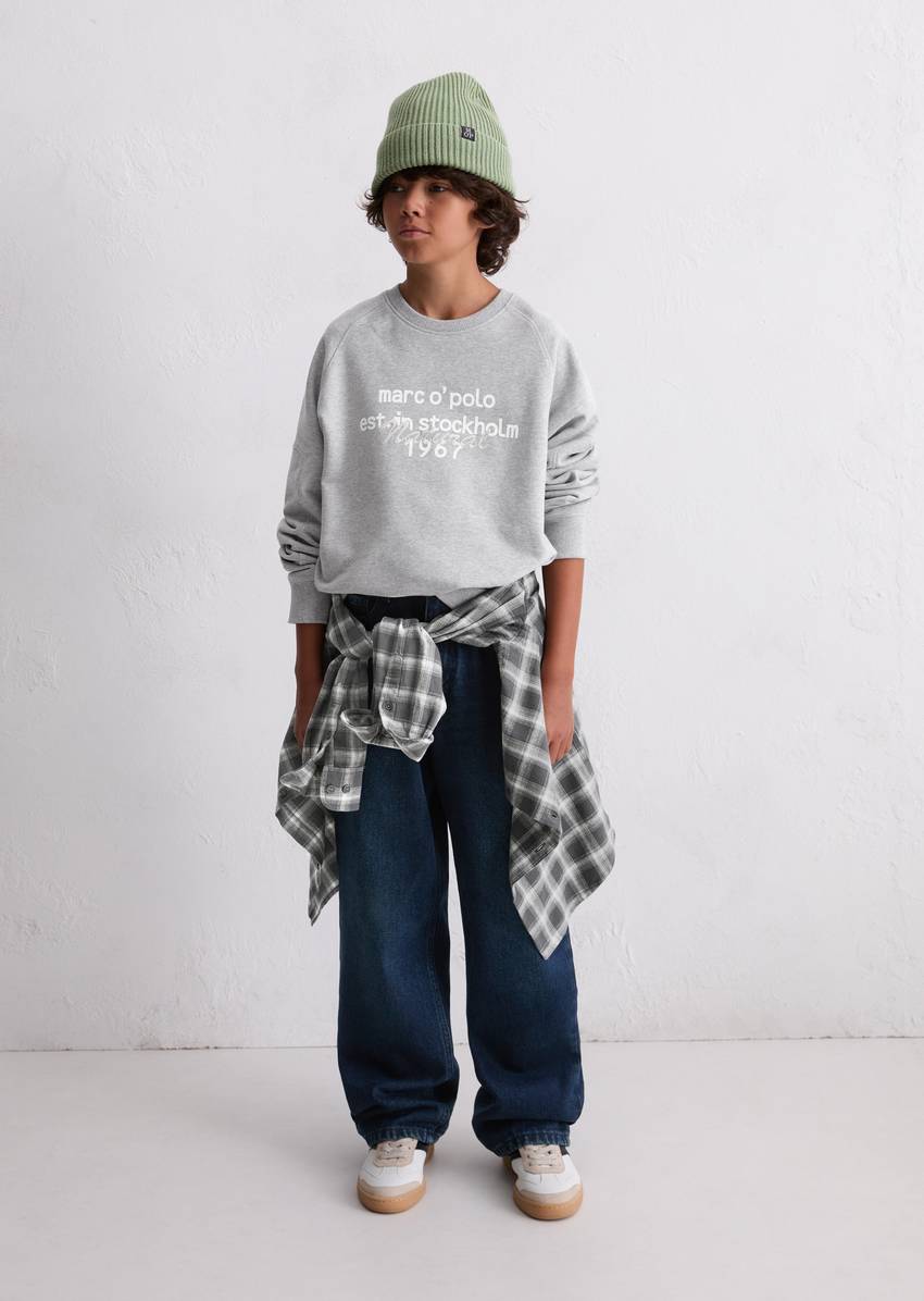 TEENS-BOYS sweatshirt made from pure organic cotton