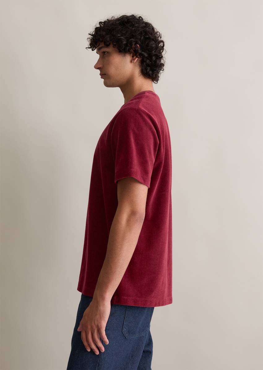 DfC T-Shirt relaxed made from soft terrycloth corduroy